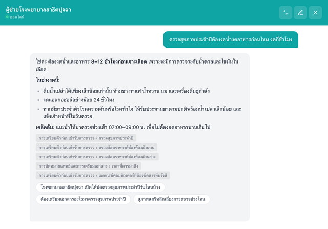 ทุกคำตอบแสดงแหล่งที่มา